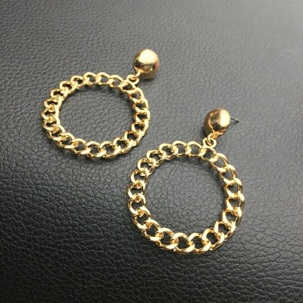 Brand New Gold Hoops